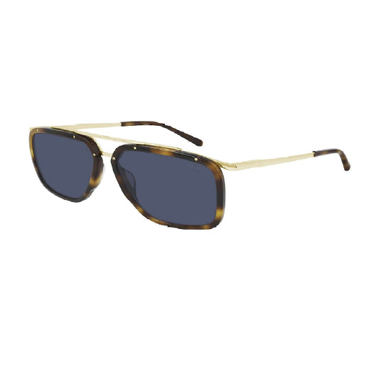 Brioni Men's Sunglasses Fall Winter 2020 Havana Blue Nylon Nylon Shiny BR0083S 003
