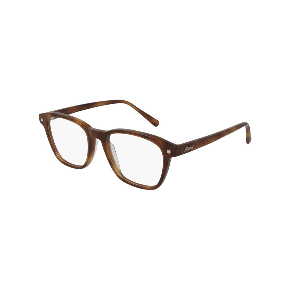 Brioni Men's Sunglasses Spring Summer 2021 Havana Transparent Demo Lens Demo Lens Yellow BR0087O 007