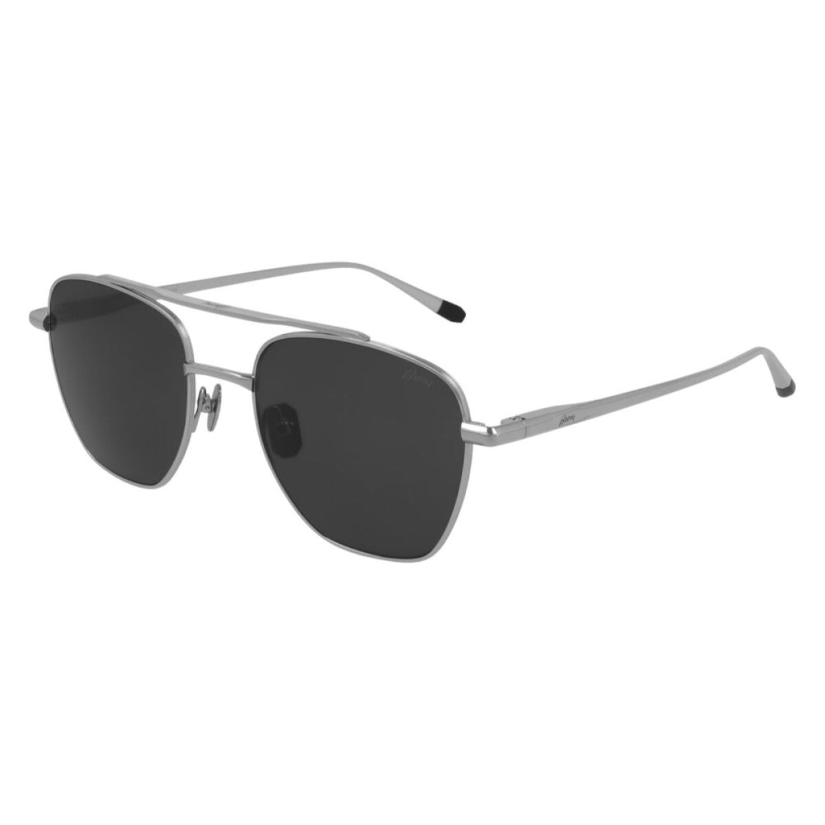 Brioni Men's Sunglasses Spring Summer 2021 Silver Grey Nylon Nylon SIlver BR0089S 001