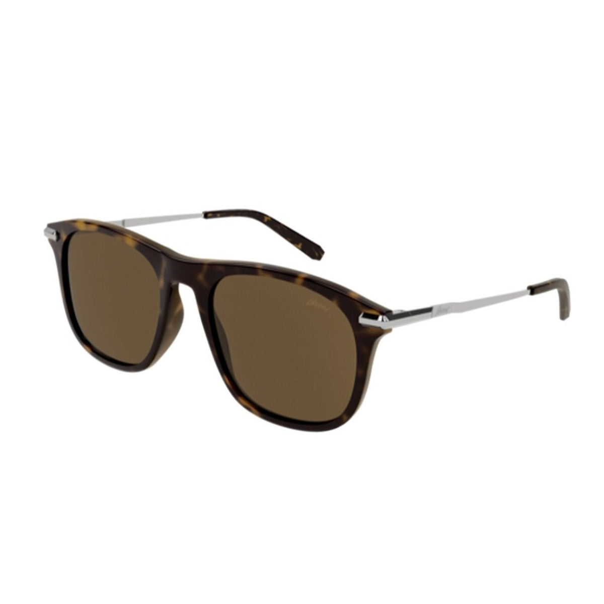 Brioni Men's Sunglasses Fall Winter 2021 Havana Brown Nylon Nylon Shiny BR0094S 002