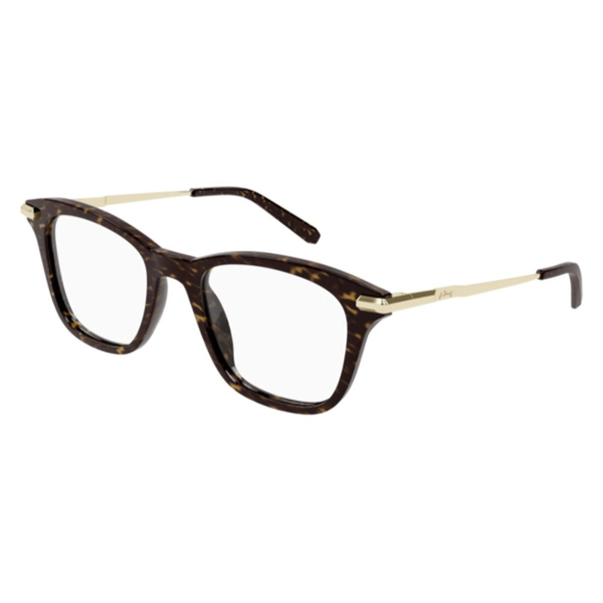 Brioni Men's Sunglasses Fall Winter 2021 Havana Transparent Demo Lens Demo Lens Dark BR0095O 002