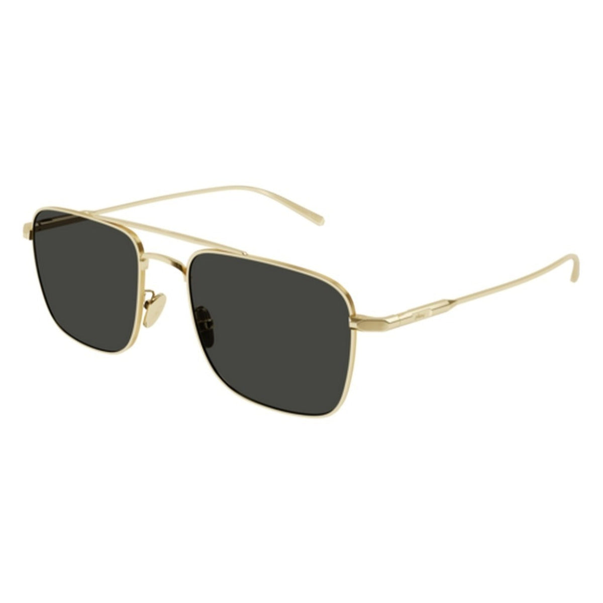 Brioni Men's Sunglasses Spring Summer 2022 Gold Grey Nylon Nylon Shiny BR0101S 001