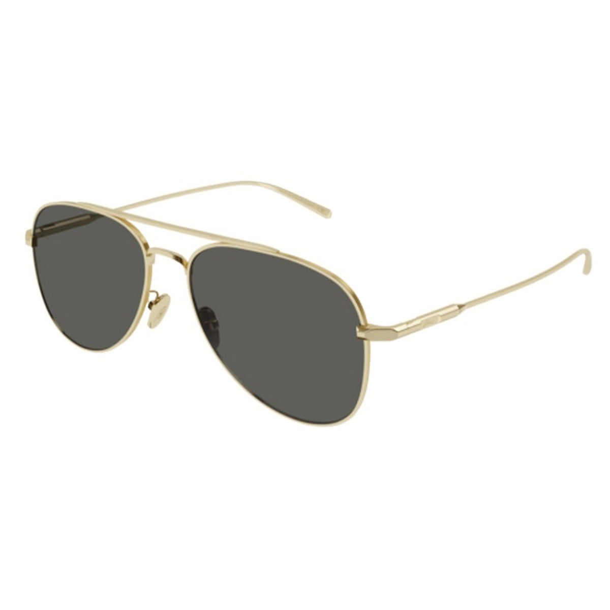 Brioni Men's Sunglasses Spring Summer 2022 Gold Grey Nylon Nylon Light BR0102S 001