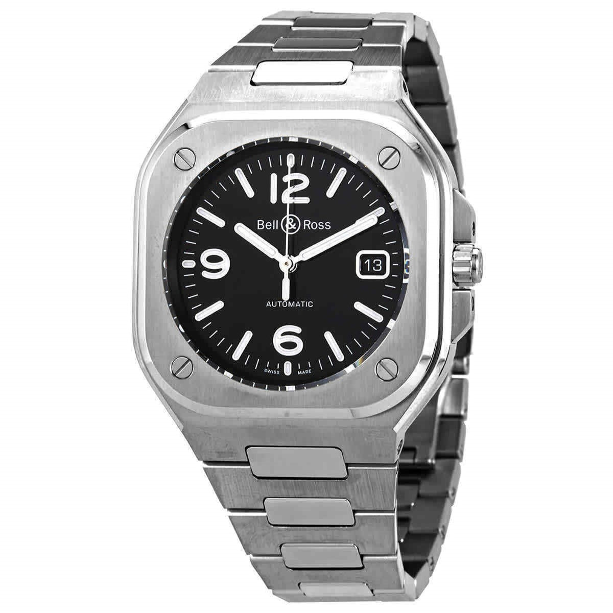 Bell & Ross Men's BR05A-BL-ST-SST BR 05 (40 MM) Stainless Steel Watch