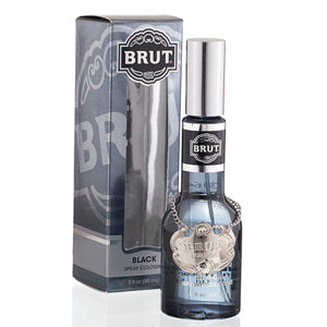 Brut Black Faberge Cologne Spray Glass 3.0 Oz For Men 09091