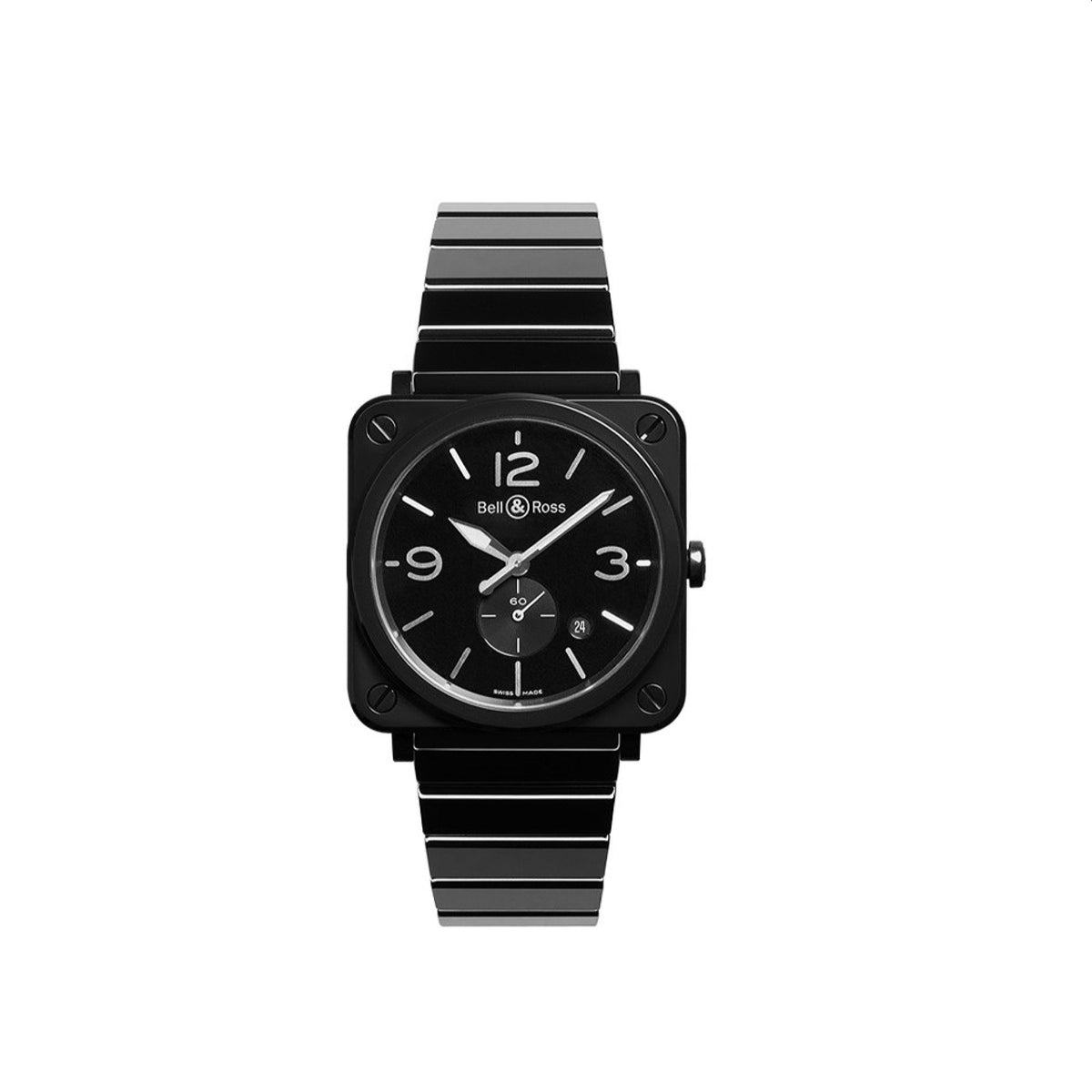 Bell & Ross Men's BRS-BL-CES-SCE Aviation Black Ceramic Watch
