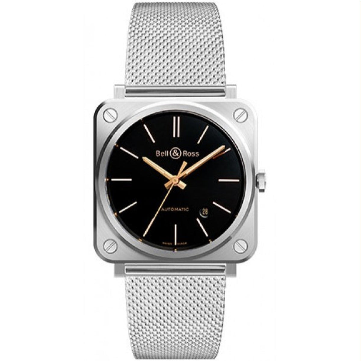 Bell & Ross Unisex BRS92-ST-G-HE-SST Golden Heritage Stainless Steel Watch