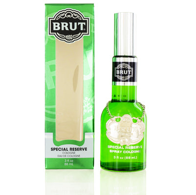 Brut Special Reserve Faberge Cologne Spray Glass Box Sl. Damaged 3.0 Oz (90 Ml) 09093