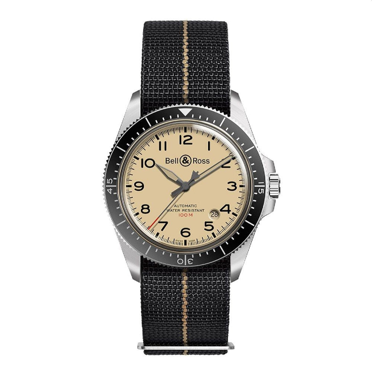 Bell & Ross Men's BRV292-BEI-ST-SF Bell And Ross Black Canvas Watch