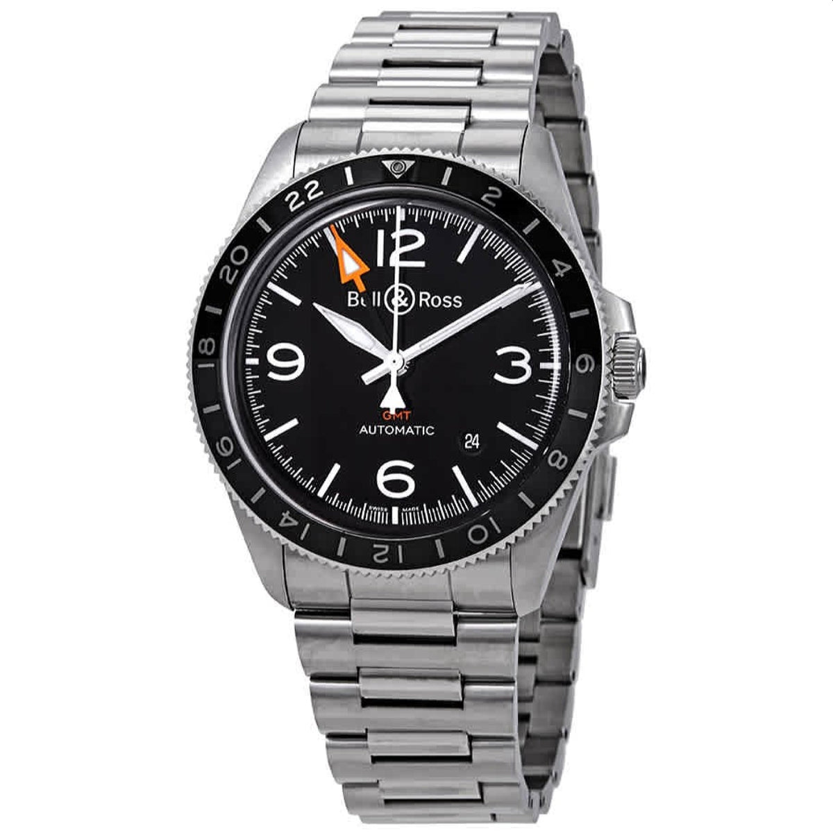 Bell & Ross Men's BRV293-BL-ST-SST Vintage Stainless Steel Watch