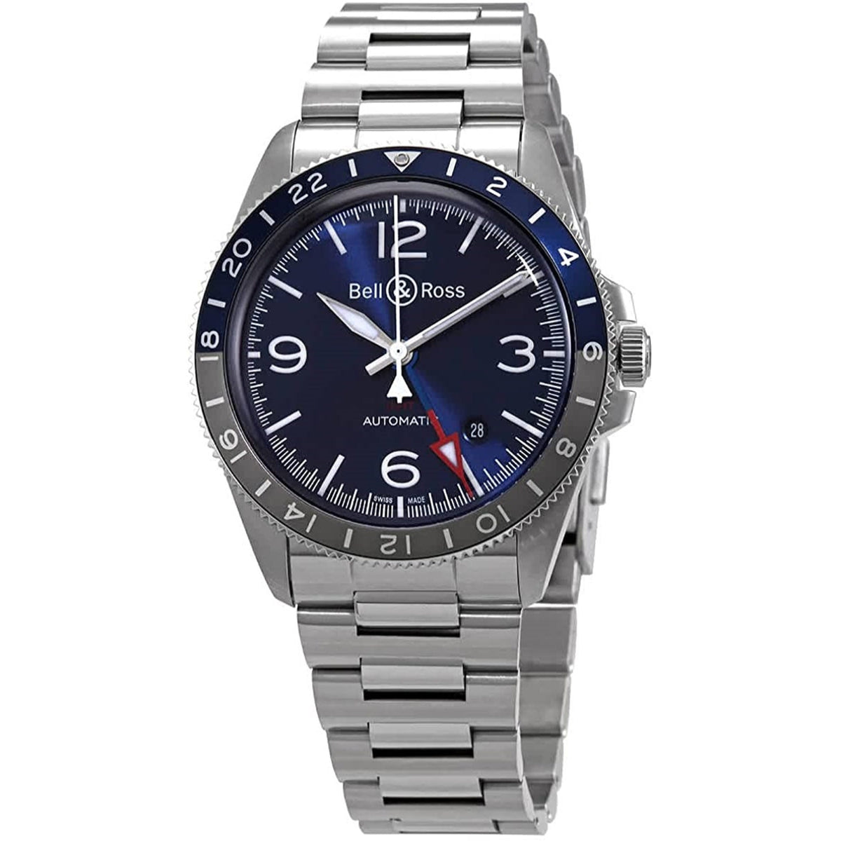 Bell & Ross Men's BRV293-BLU-ST-SST Vintage Stainless Steel Watch