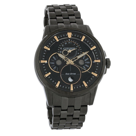 Citizen Men's BU0057-54E Eco-Drive Black Stainless Steel Watch