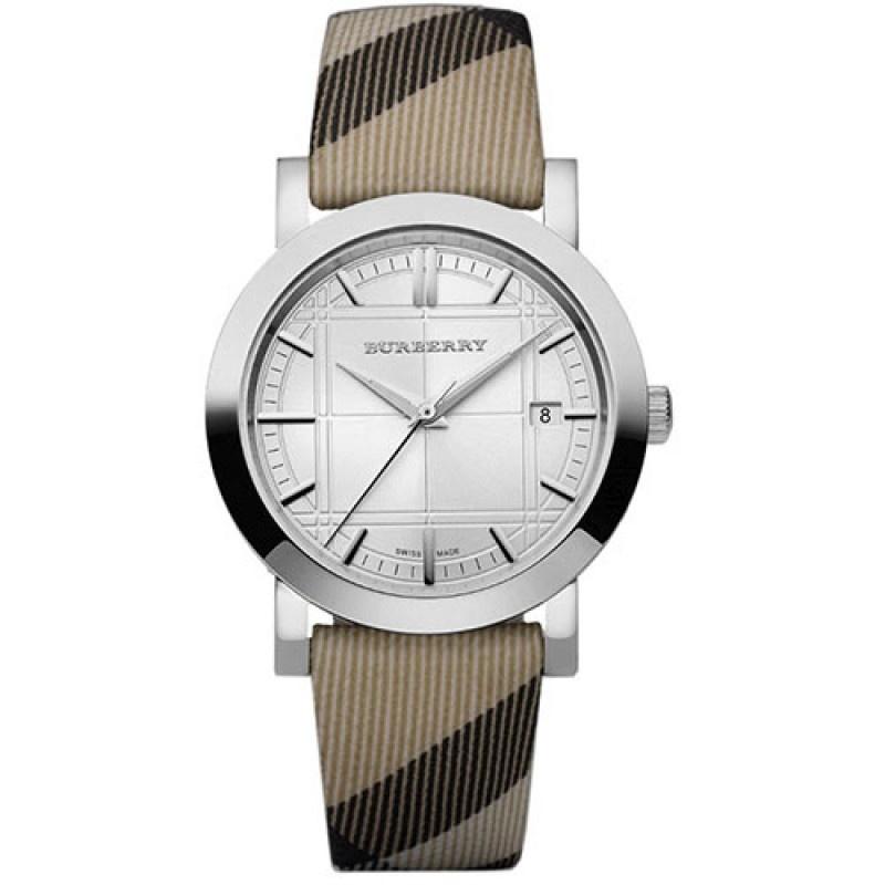 Burberry Women&#39;s BU1390 Swiss Nova Beige Leather Watch