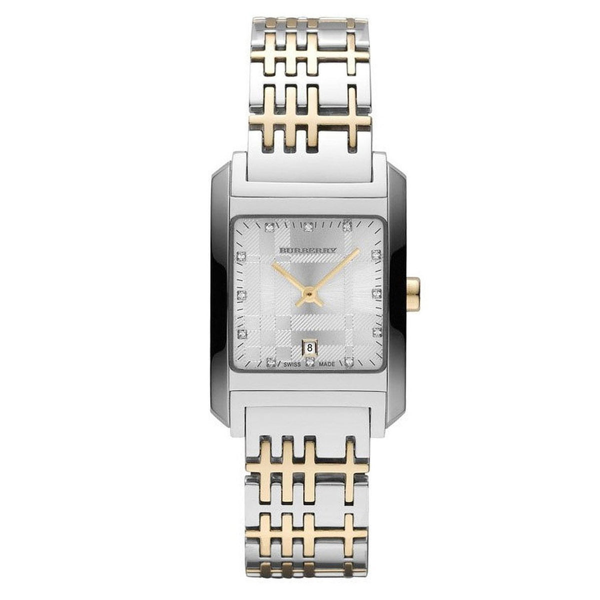 Burberry Women's BU1584 Heritage Diamond Two-Tone Stainless Steel Watch