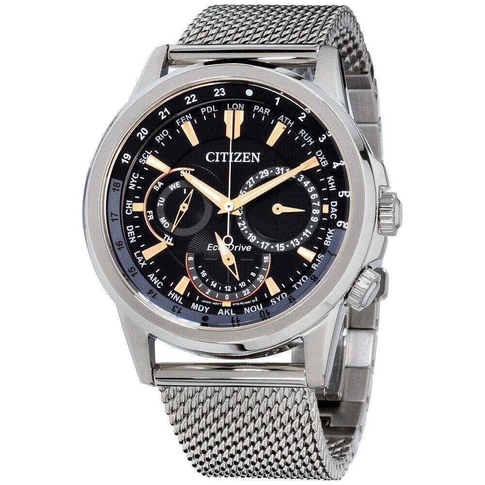 Citizen Men&#39;s BU2020-70E Calendrier Stainless Steel Watch