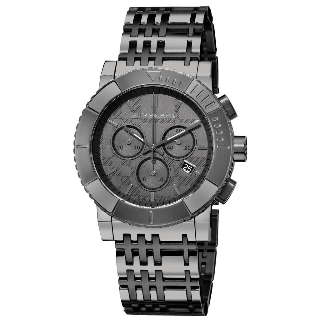 BURBERRY バーバリー BU2305 クロノグラフ Burberry Men's BU2305 Trench Chronograph Grey Stainless Steel
