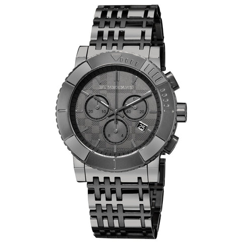 Burberry Men's BU2305 Trench Chronograph Grey Stainless Steel Watch