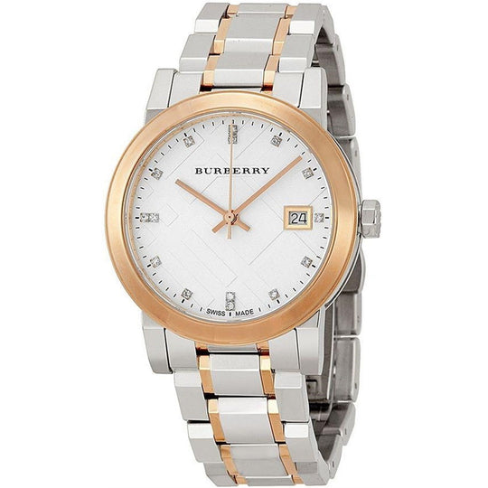 Burberry Women's BU9127 The City Diamond Two-Tone Stainless Steel Watch