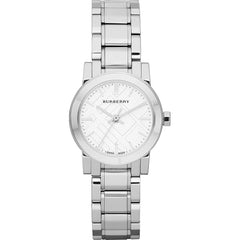 Burberry The City Beige Dial Beige Leather Strap Watch for Women