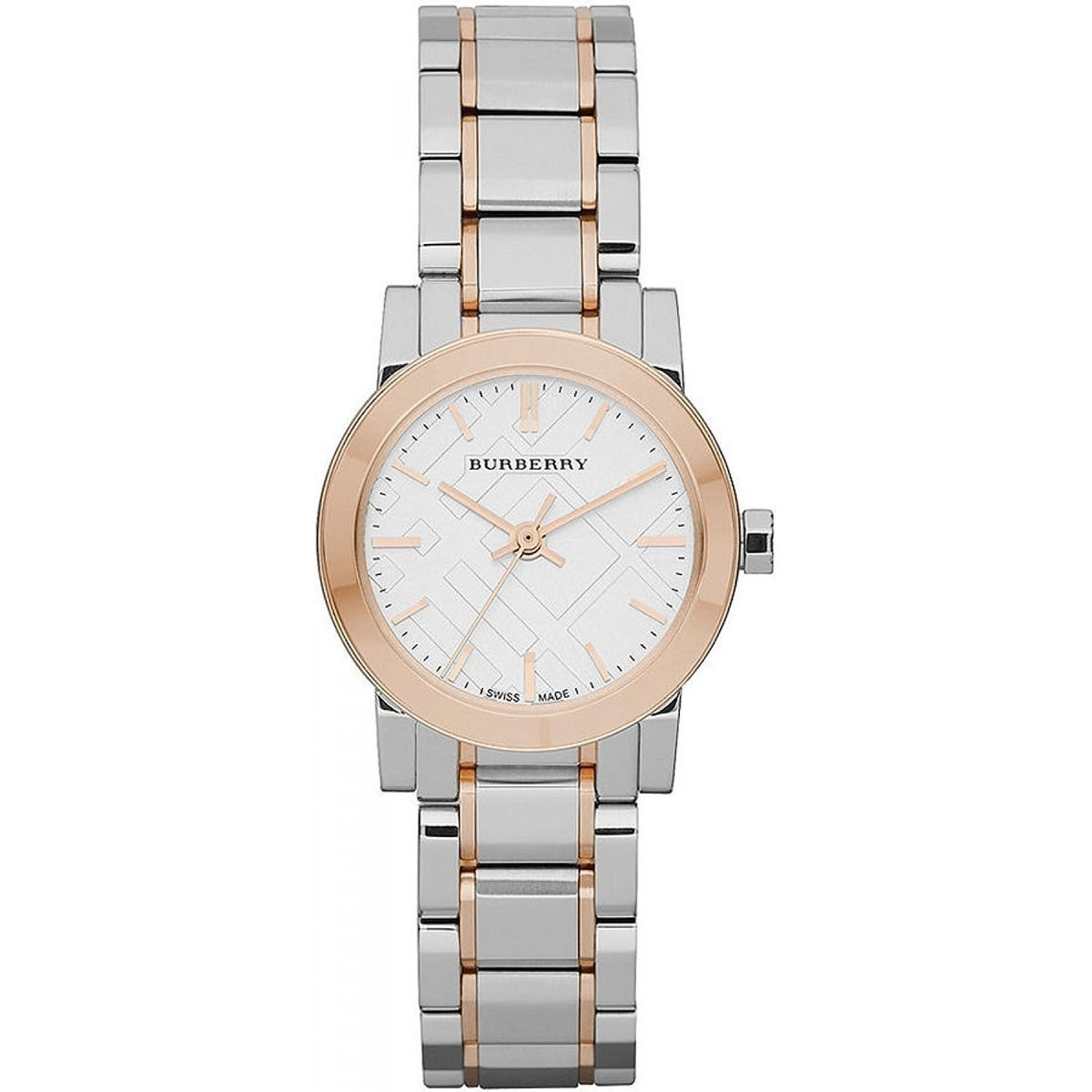 Burberry Women&#39;s BU9205 The City Check Two-Tone Stainless Steel Watch