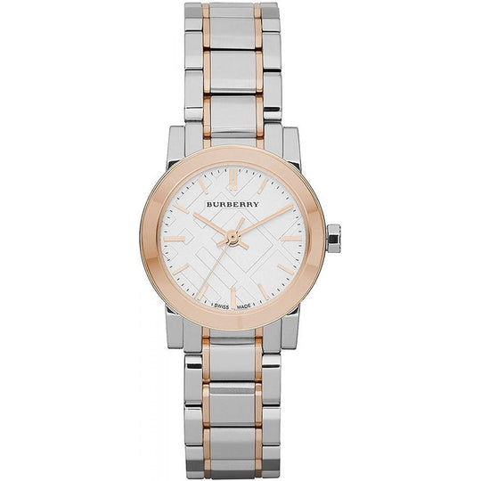 Burberry Women's BU9205 The City Check Two-Tone Stainless Steel Watch