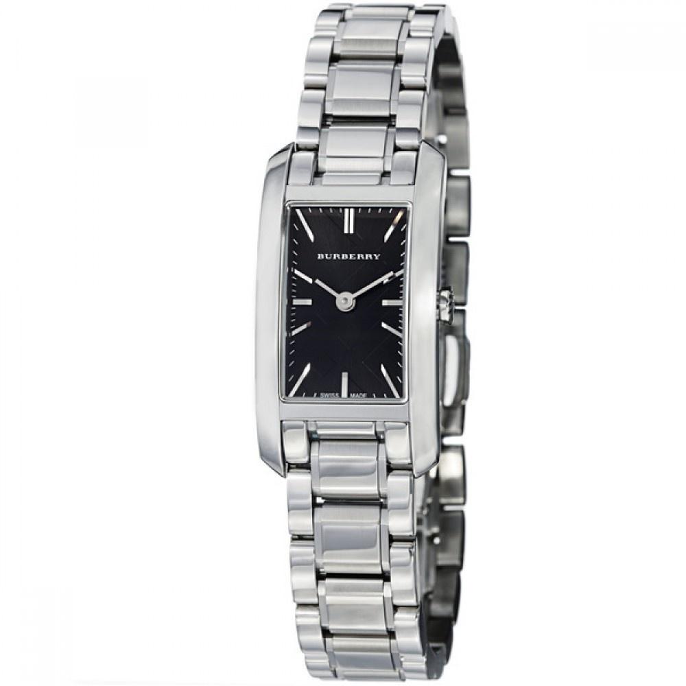 Burberry Women&#39;s BU9501 Check Engraved Stainless Steel Watch