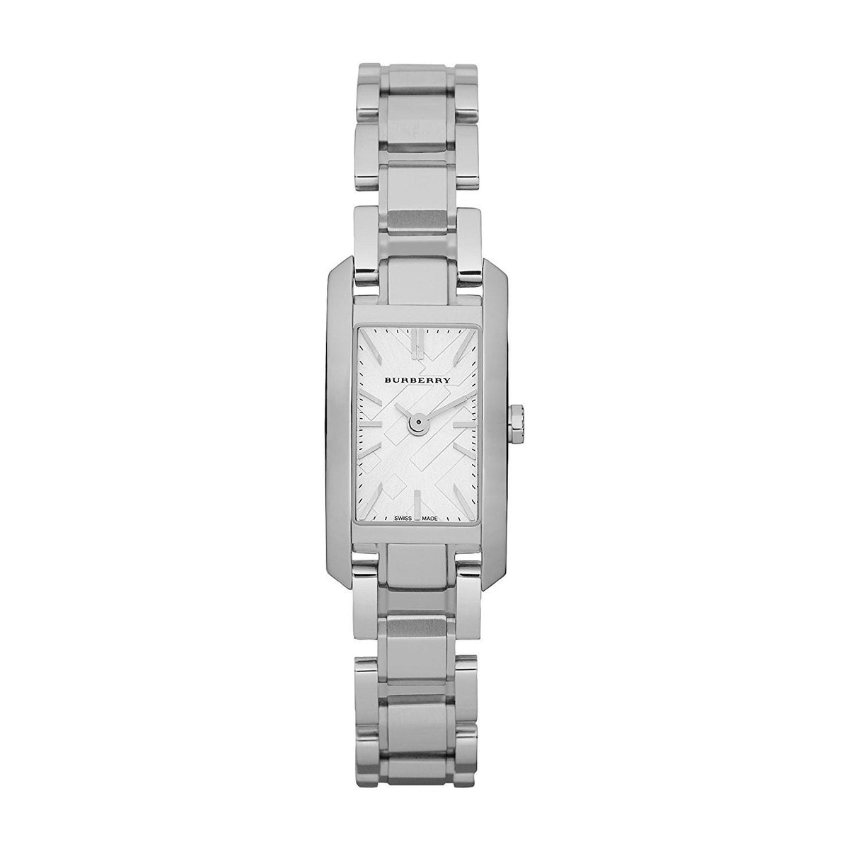 Burberry Women&#39;s BU9600 Check Engraved Stainless Steel Watch