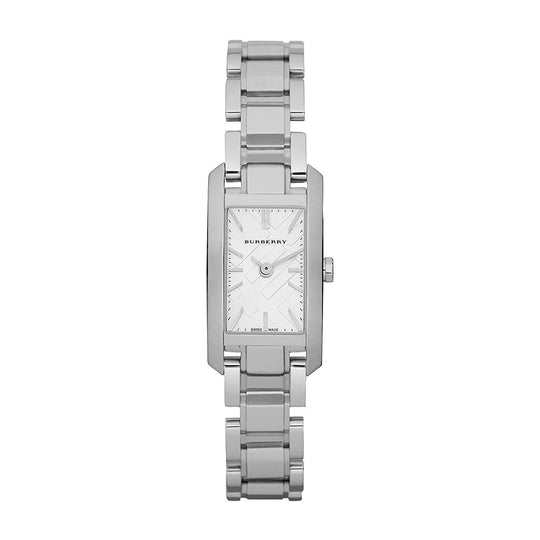Burberry Women's BU9600 Check Engraved Stainless Steel Watch
