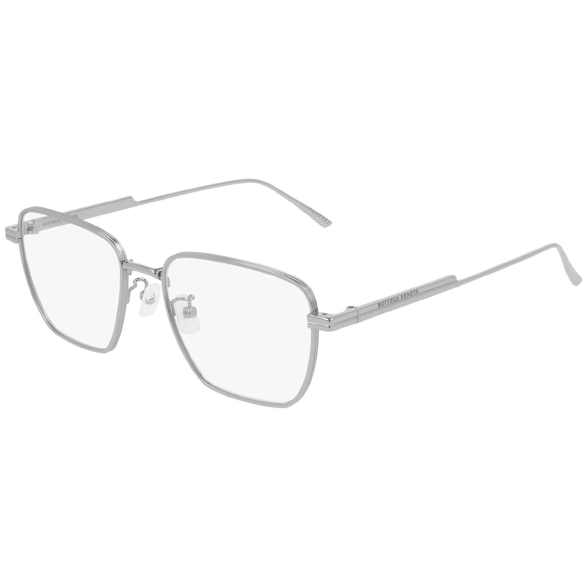 Bottega Veneta Men's Sunglasses Fall Winter 2019 Ruthenium Transparent Demo Lens Demo Lens Light BV1015O 003