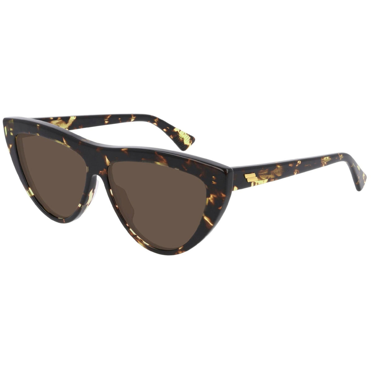 Bottega Veneta Women's Sunglasses Fall Winter 2019 Havana Brown CR 39 CR 39 Shiny BV1018S 002