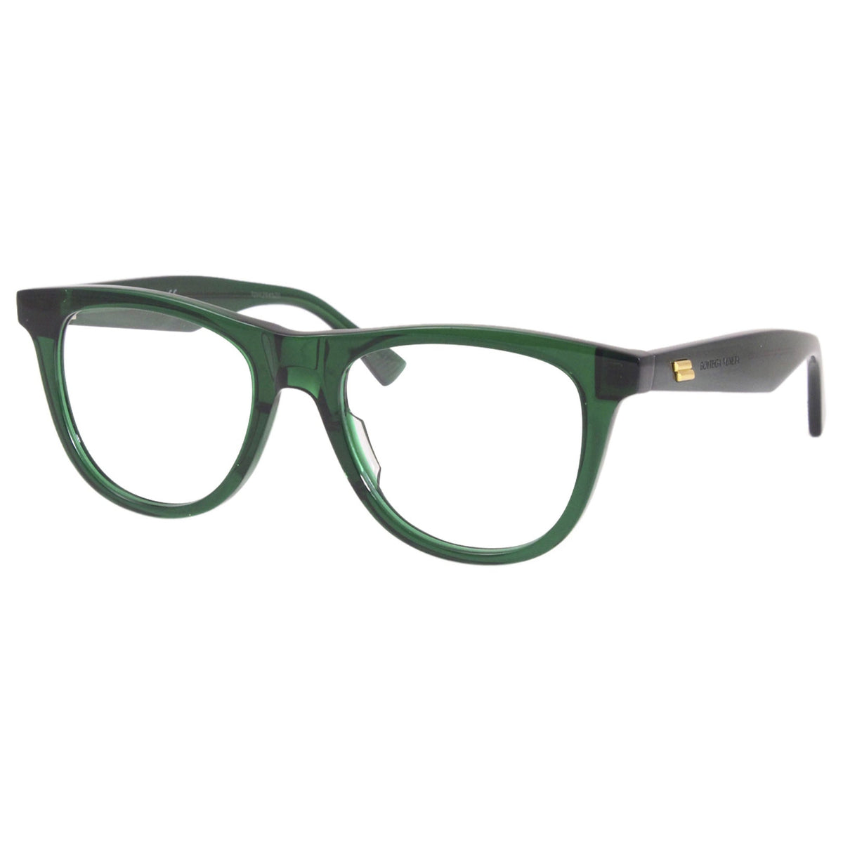 Bottega Veneta Men's Sunglasses Fall Winter 2019 Green Transparent Demo Lens Demo Lens Transparent BV1019O 003