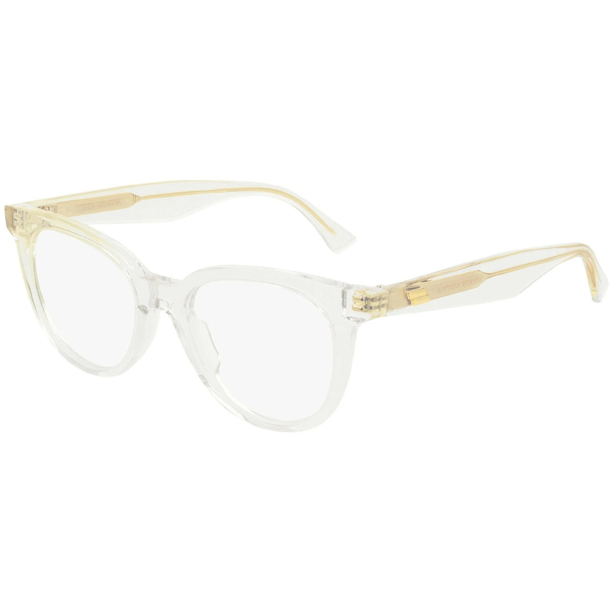 Bottega Veneta Women's Sunglasses Fall Winter 2019 Beige Transparent Demo Lens Demo Lens Transparent BV1020O 004