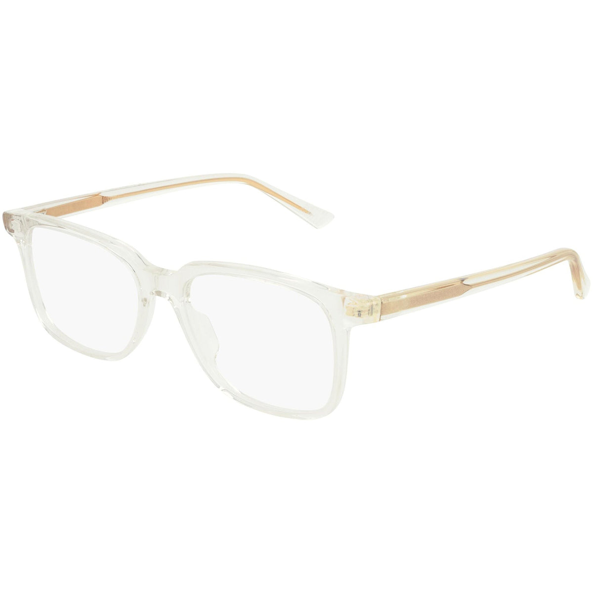 Bottega Veneta Men's Sunglasses Fall Winter 2019 Beige Transparent Demo Lens Demo Lens Transparent BV1024O 005