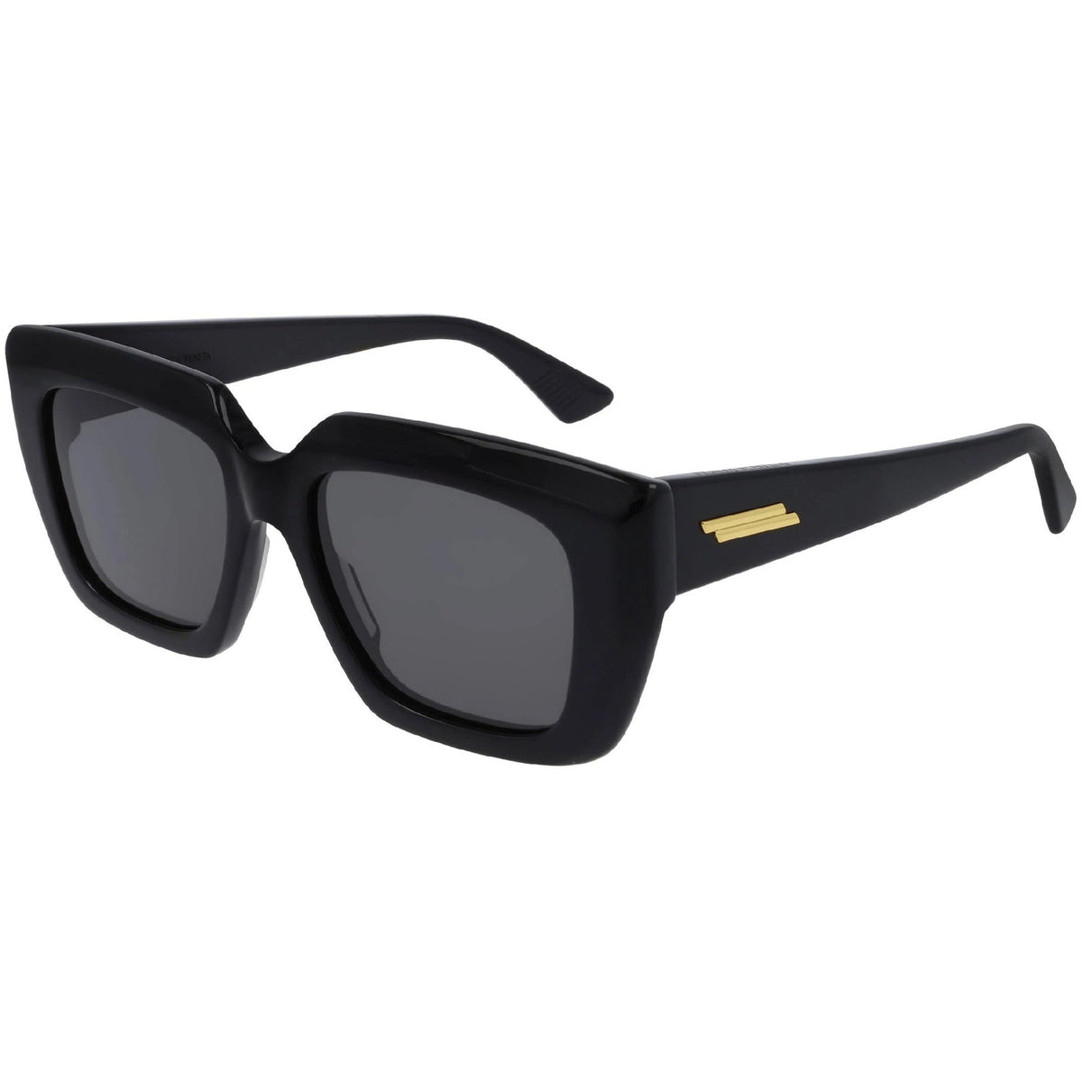 Bottega Veneta Women's Sunglasses Spring Summer 2020 Black Grey CR 39 CR 39 Shiny BV1030S 001