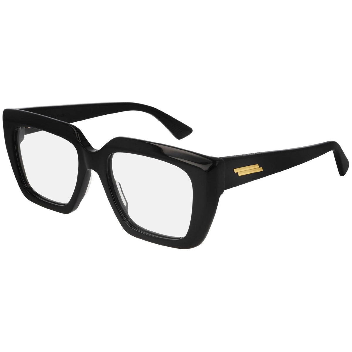 Bottega Veneta Women's Sunglasses Spring Summer 2020 Black Transparent Demo Lens Demo Lens Shiny BV1032O 001