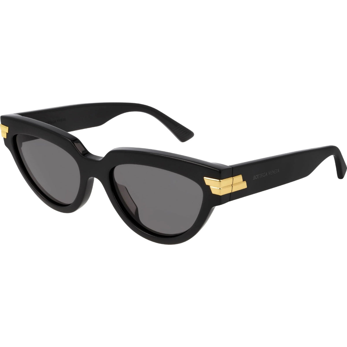 Bottega Veneta Women's Sunglasses Spring Summer 2020 Black Grey CR 39 CR 39 Shiny BV1035S 001