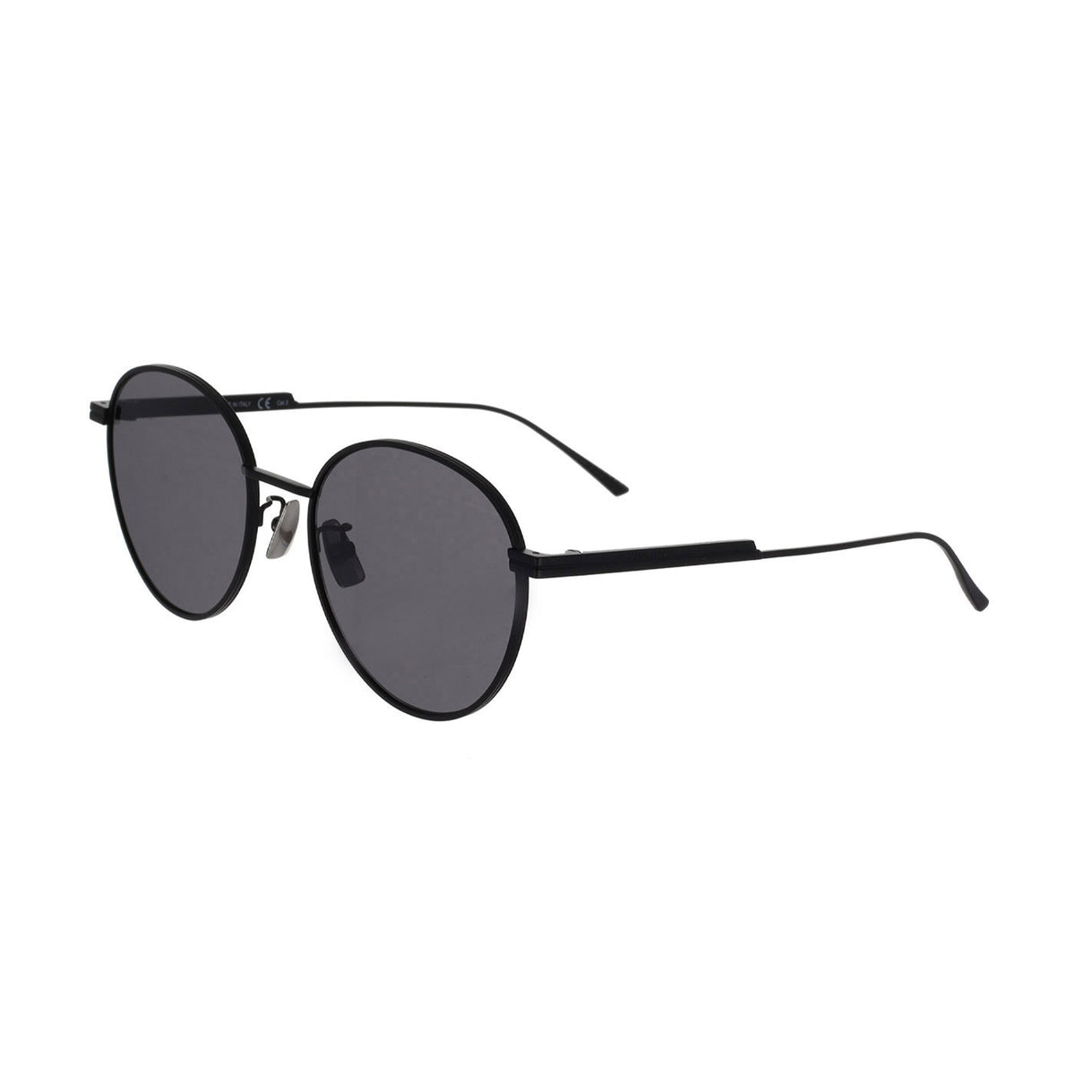 Bottega Veneta Unisex Sunglasses Spring Summer 2020 Black Grey Nylon Nylon Matte BV1042SA 001