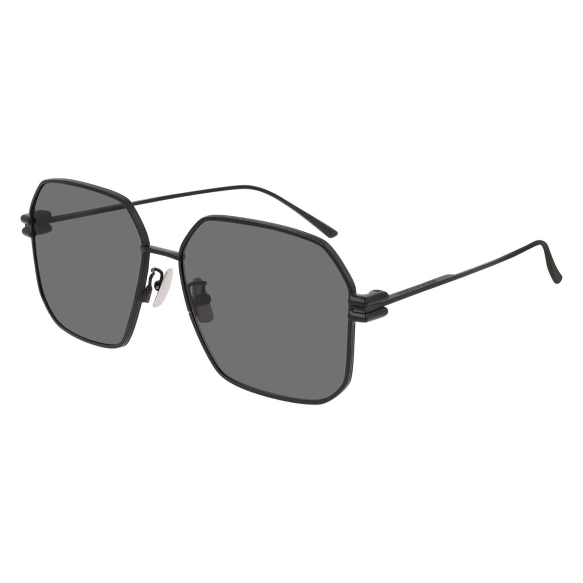 Bottega Veneta Women's Sunglasses Spring Summer 2020 Black Grey Nylon Nylon Matte BV1047S 001