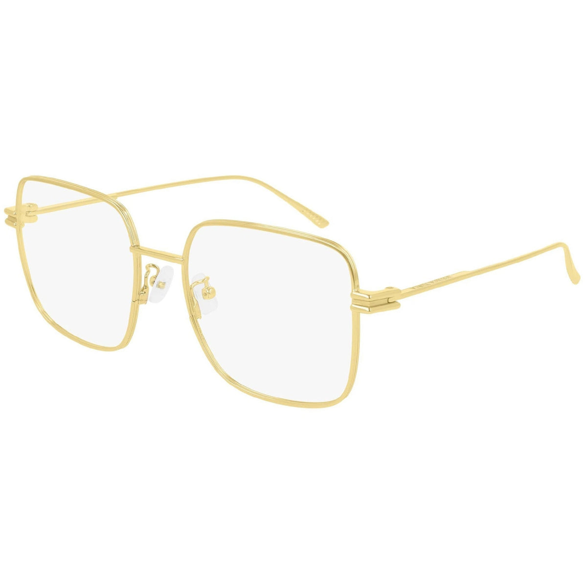 Bottega Veneta Women's Sunglasses Spring Summer 2020 Gold Transparent Demo Lens Demo Lens Pink BV1049O 001