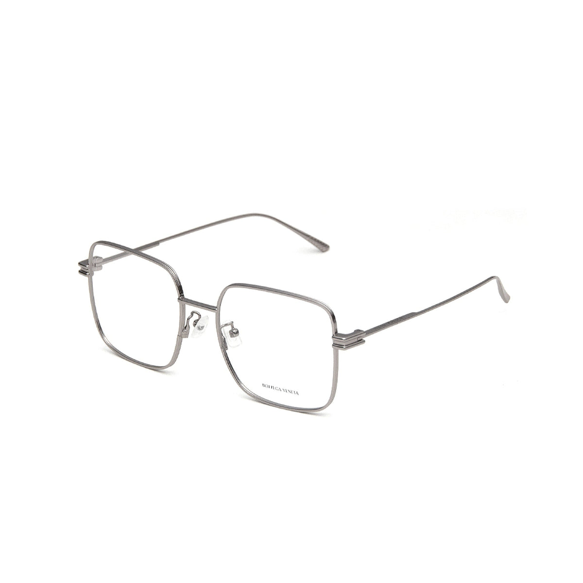 Bottega Veneta Women's Sunglasses Spring Summer 2020 Ruthenium Transparent Demo Lens Demo Lens Light BV1049O 003
