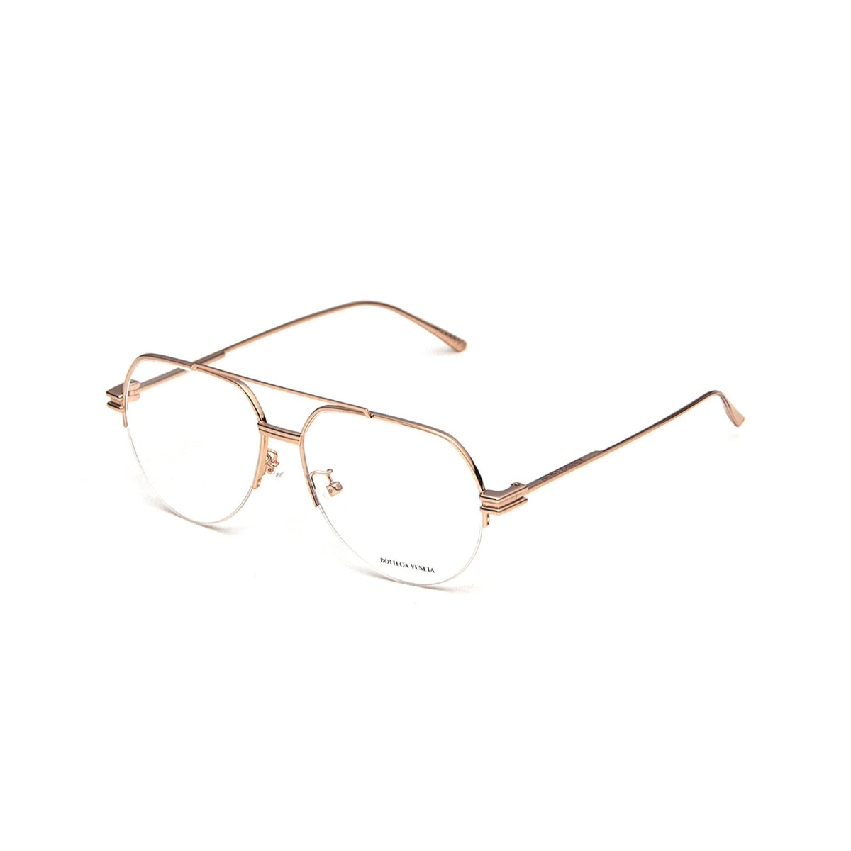 Bottega Veneta Women's Sunglasses Spring Summer 2020 Gold Transparent Demo Lens Demo Lens Pink BV1050O 001