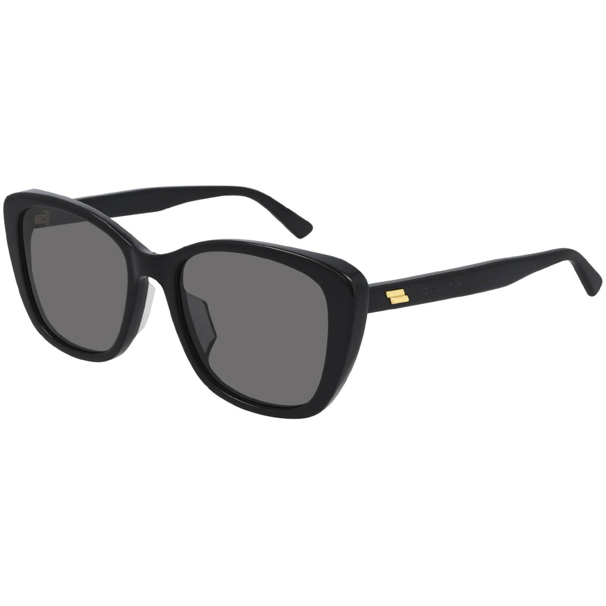 Bottega Veneta Women's Sunglasses Fall Winter 2020 Black Grey CR 39 CR 39 Shiny BV1079SK 001