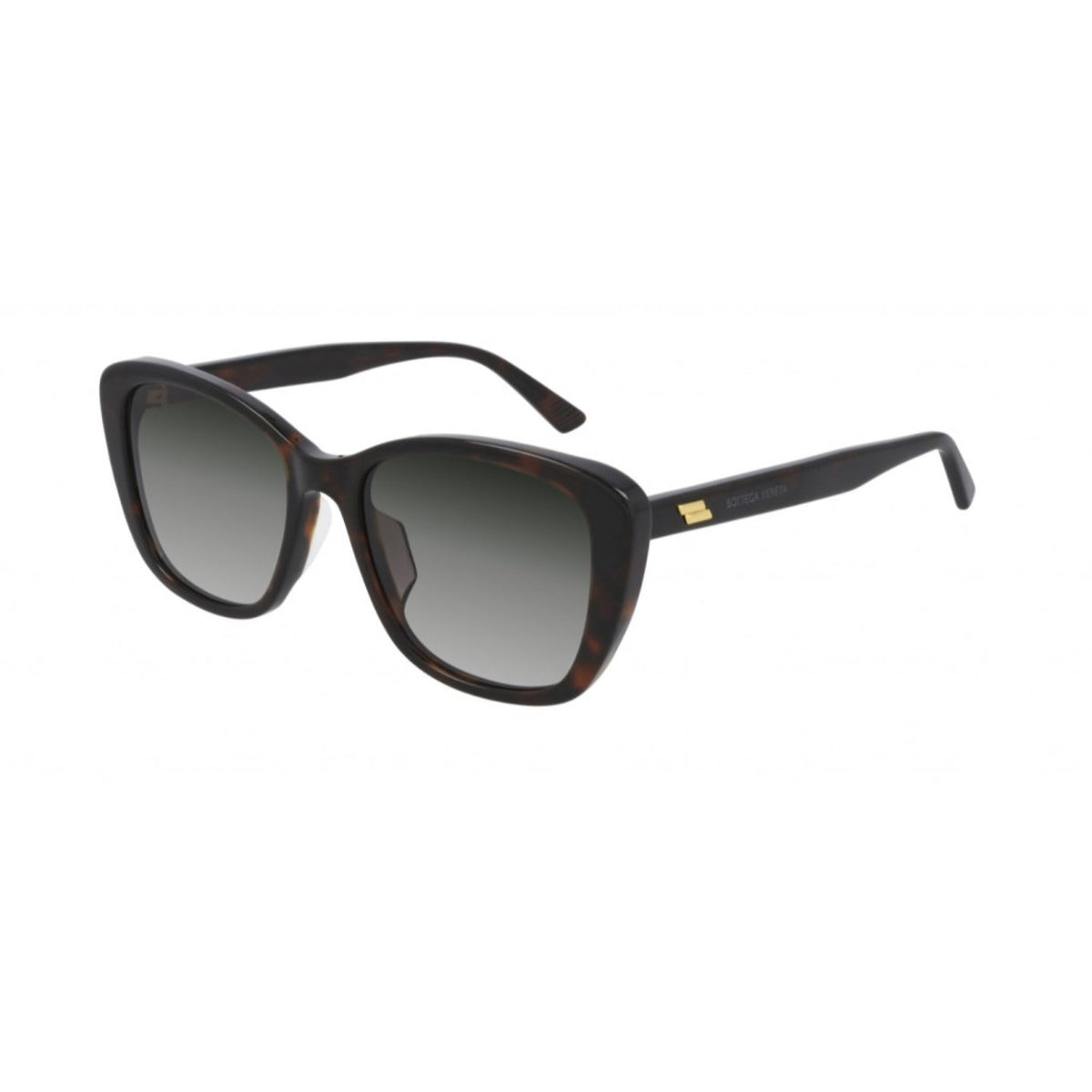 Bottega Veneta Women's Sunglasses Fall Winter 2020 Havana Grey CR 39 CR 39 Brown BV1079SK 004
