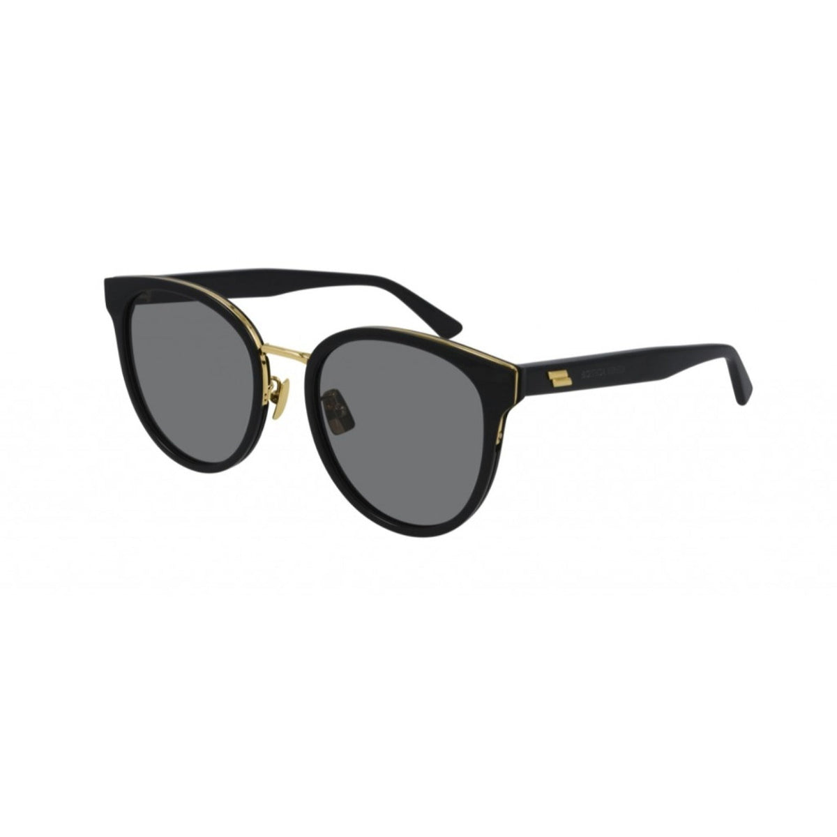 Bottega Veneta Women's Sunglasses Fall Winter 2020 Black Grey CR 39 CR 39 Silver BV1081SK 001