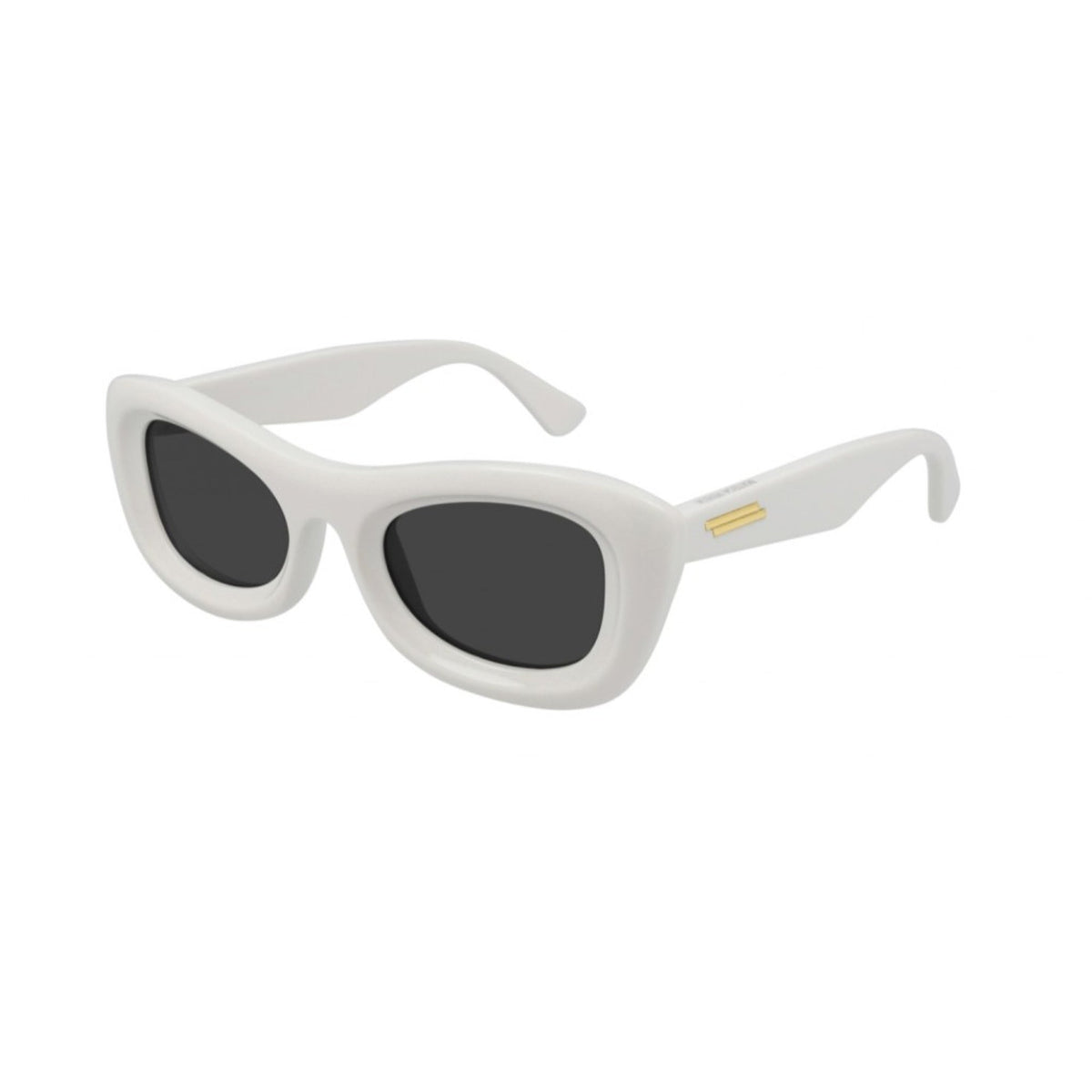 Bottega Veneta Unisex Sunglasses Fall Winter 2020 Ivory Grey Nylon Nylon Shiny BV1088S 002