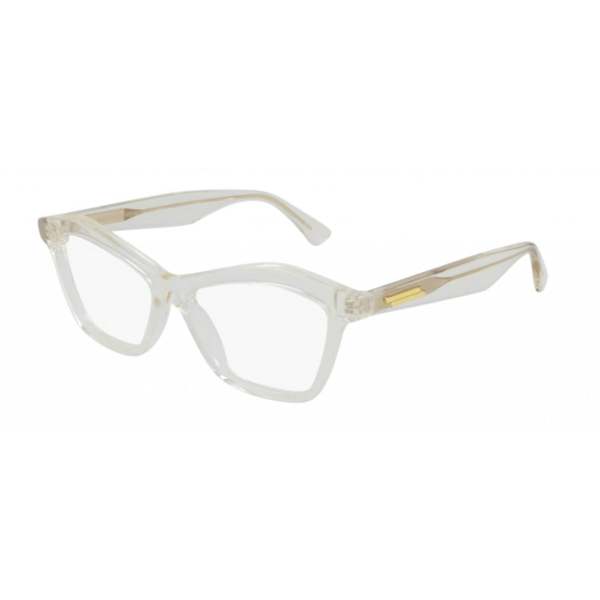 Bottega Veneta Women's Sunglasses Spring Summer 2021 Beige Transparent Demo Lens Demo Lens Transparent BV1096O 004