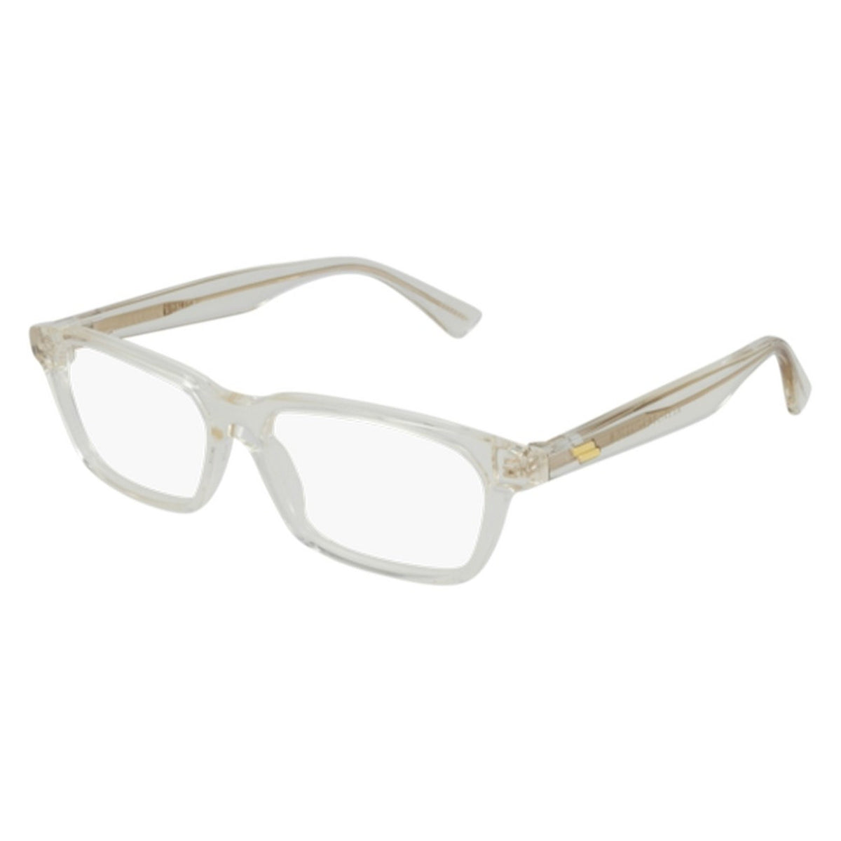 Bottega Veneta Women's Sunglasses Spring Summer 2021 Beige Transparent Demo Lens Demo Lens Transparent BV1098O 004