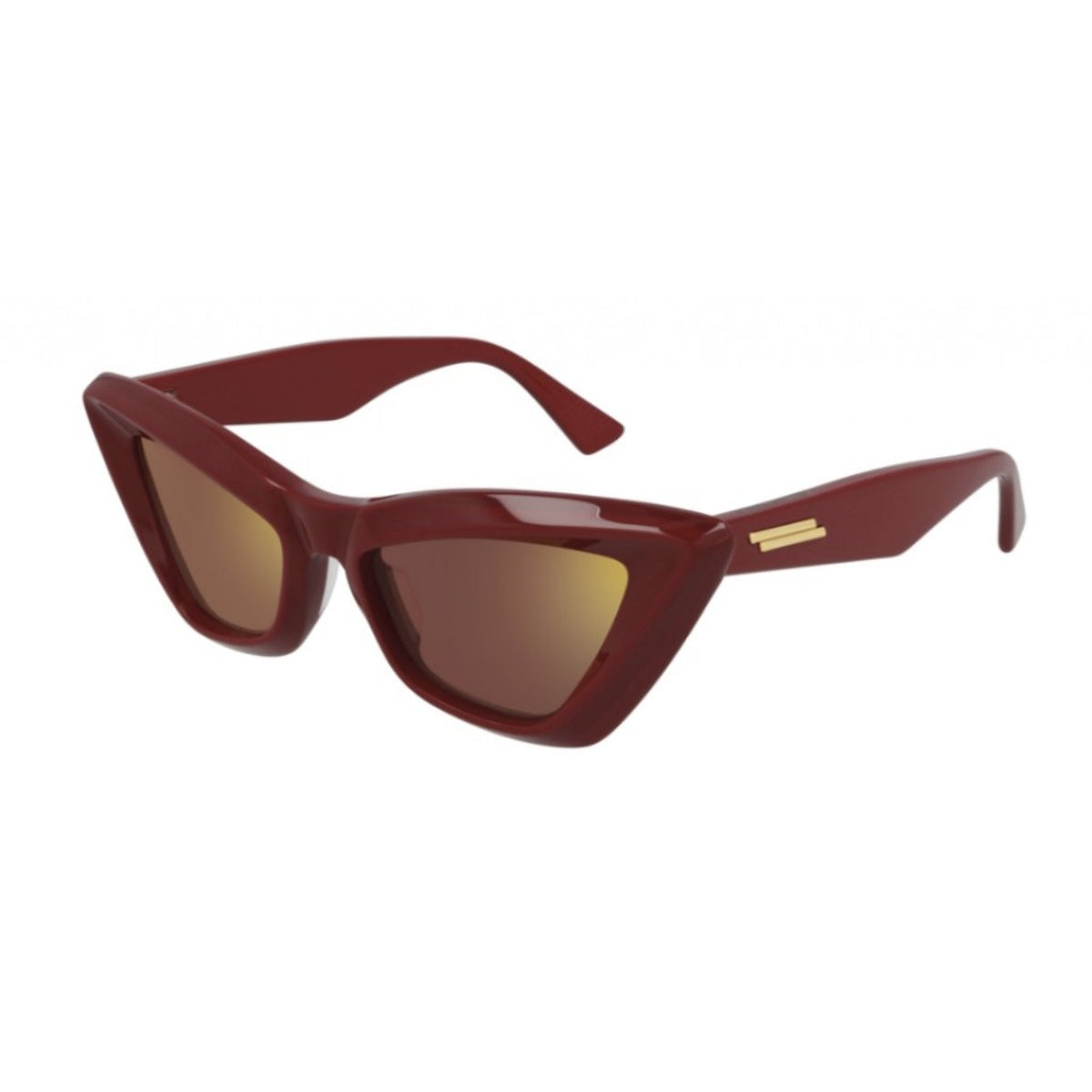 Bottega Veneta Women's Sunglasses Spring Summer 2021 Red Red Nylon Nylon Shiny BV1101S 005