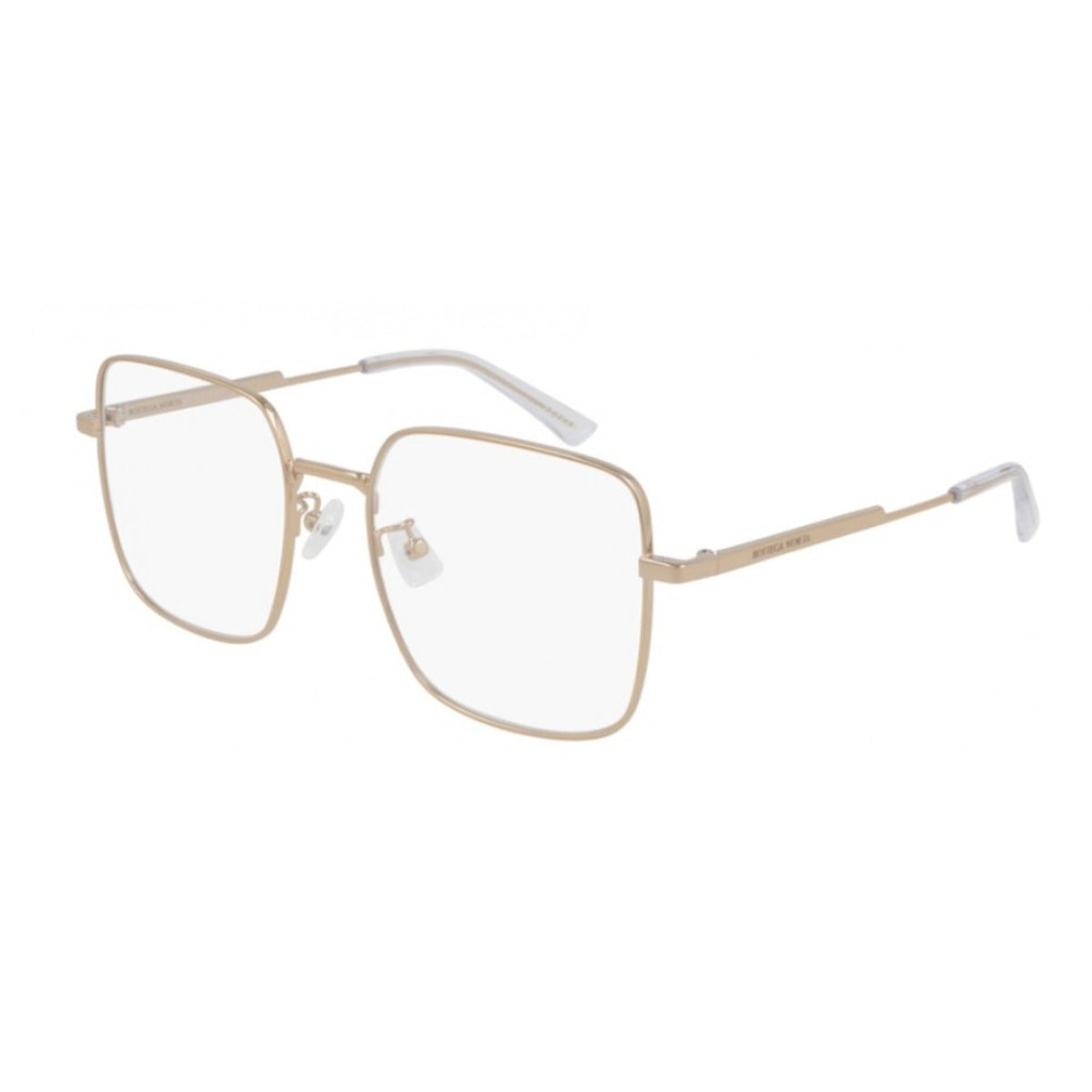 Bottega Veneta Women&#39;s Sunglasses Spring Summer 2021 Red Transparent Demo Lens Demo Lens Shiny BV1110O 003