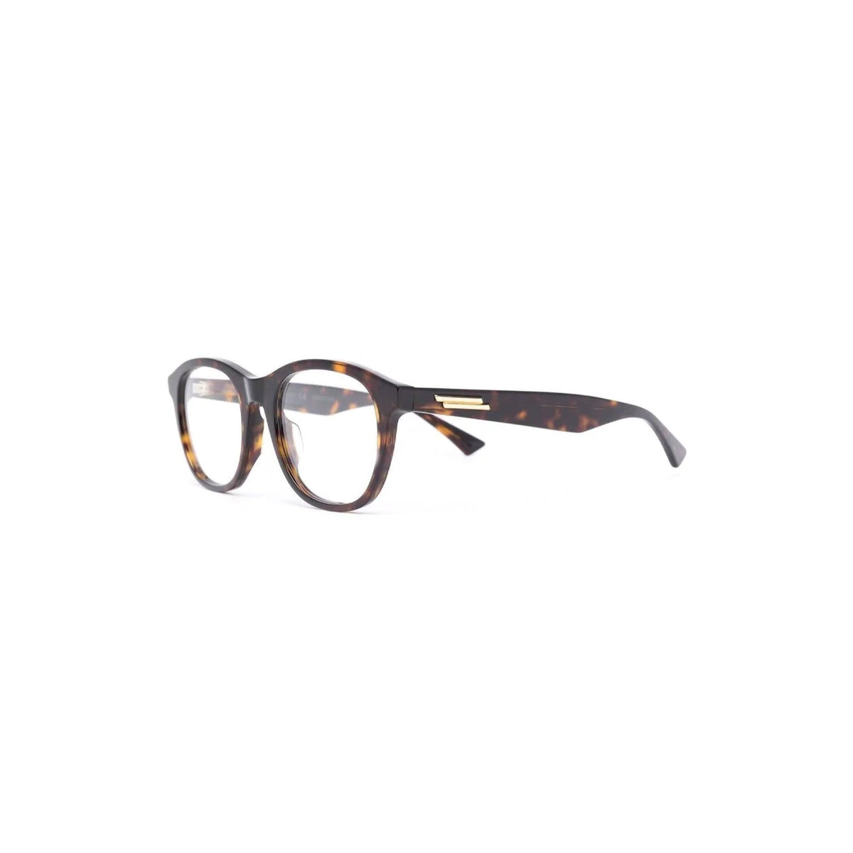 Bottega Veneta Unisex Sunglasses Fall Winter 2021 Havana Transparent Demo Lens Demo Lens Shiny BV1130OA 002